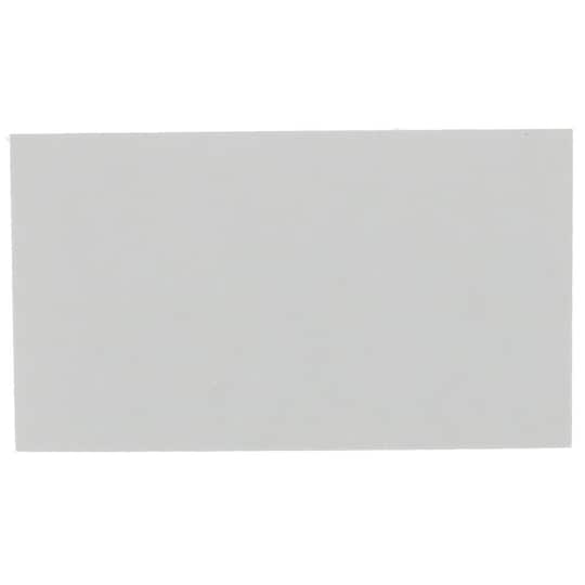 JAM Paper 2" x 3.5" White Blank Flat Note Cards